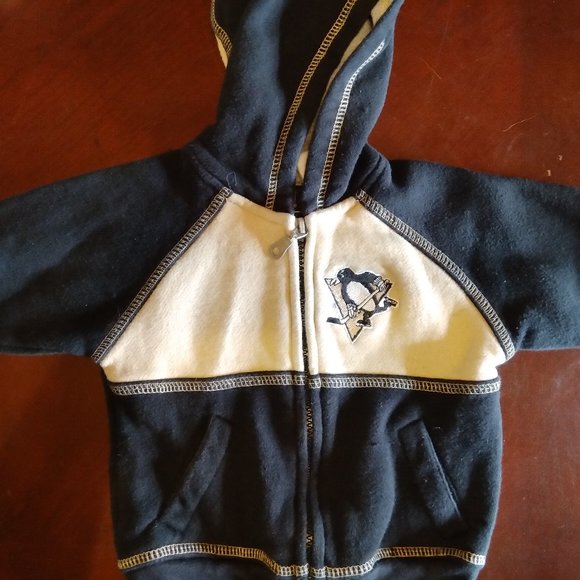 NHL PITTSBURGH PENS SWEATJACKET - Picture 1 of 8